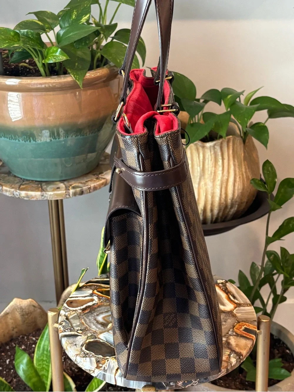 Vintage LOUIS VUITTON Ebene Canvas Tote